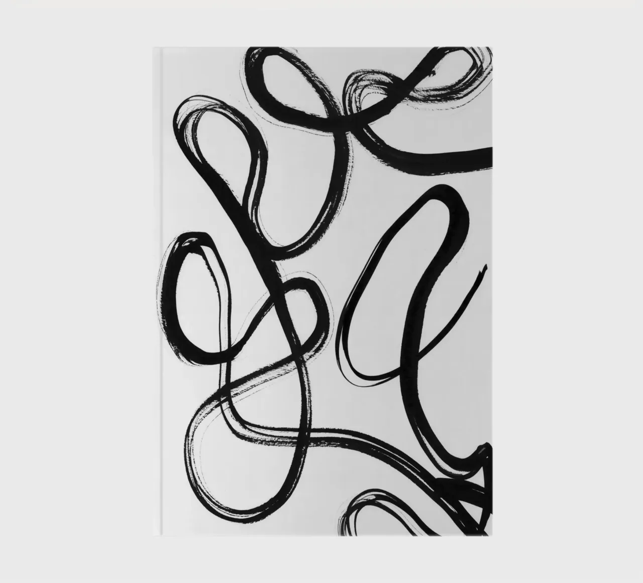 Dalprem Kaur Art - Flowing in the Moment notebook by The Artcircle