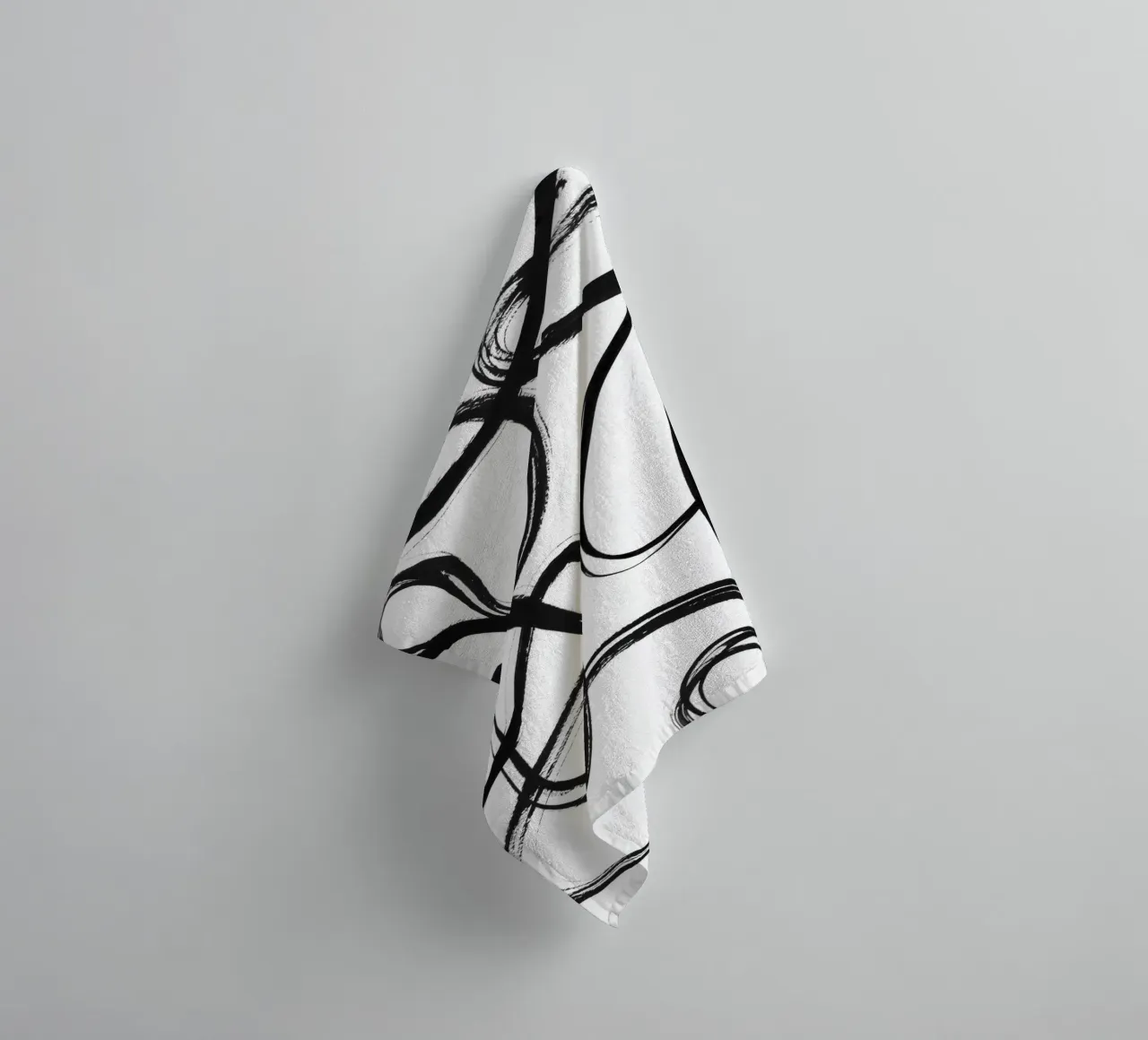 Dalprem Kaur Art - Flowing in the Moment towel by The Artcircle
