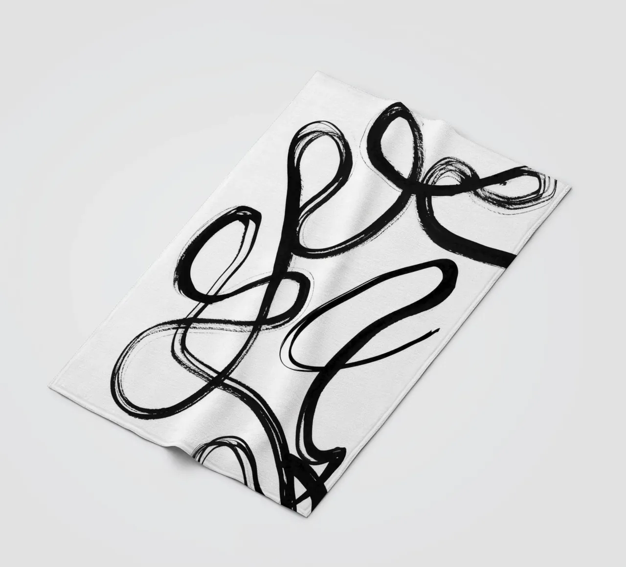 Dalprem Kaur Art - Flowing in the Moment fleece blanket by The Artcircle