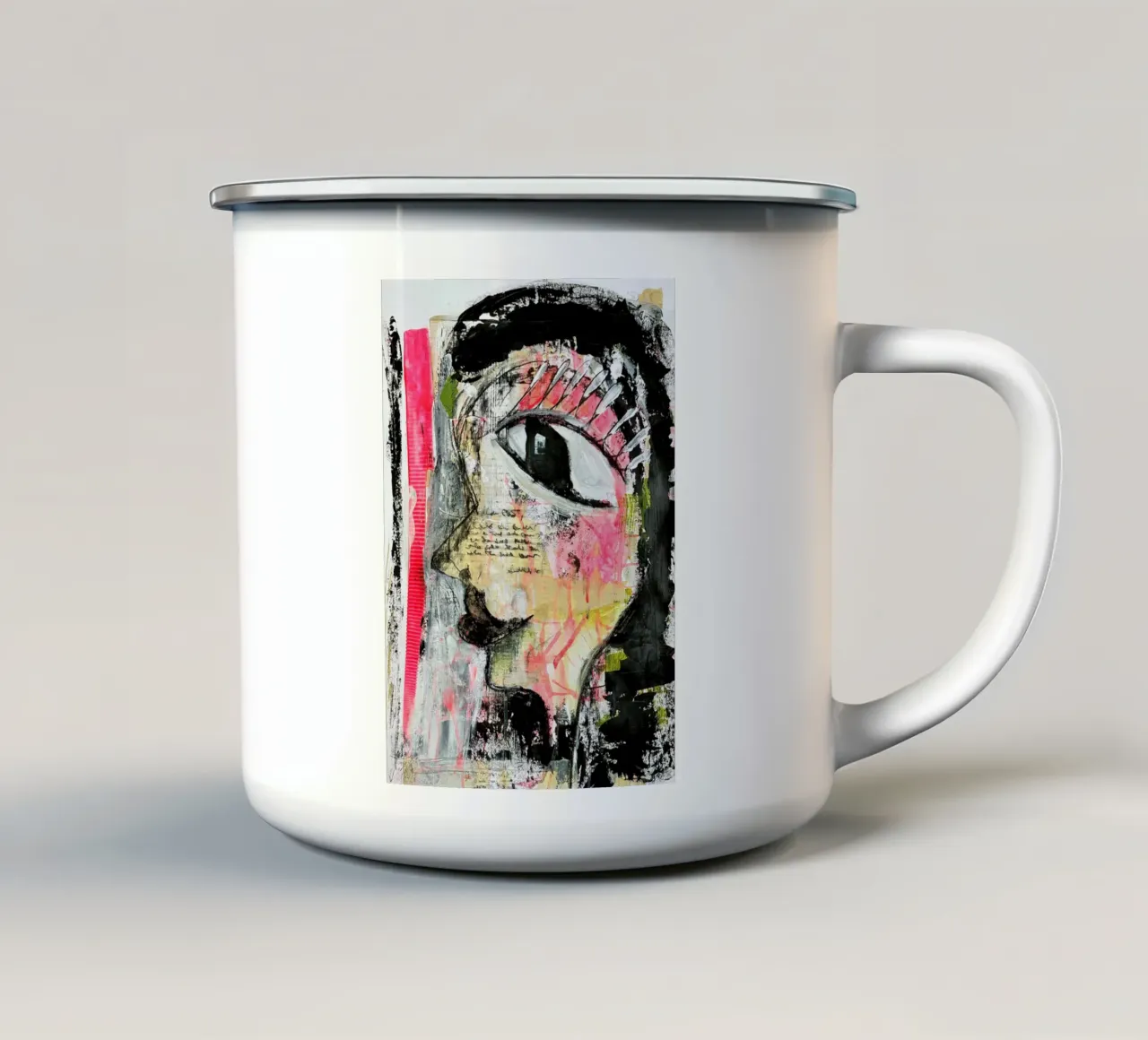I see you clearly! tazza in smalto da MissVeroonica