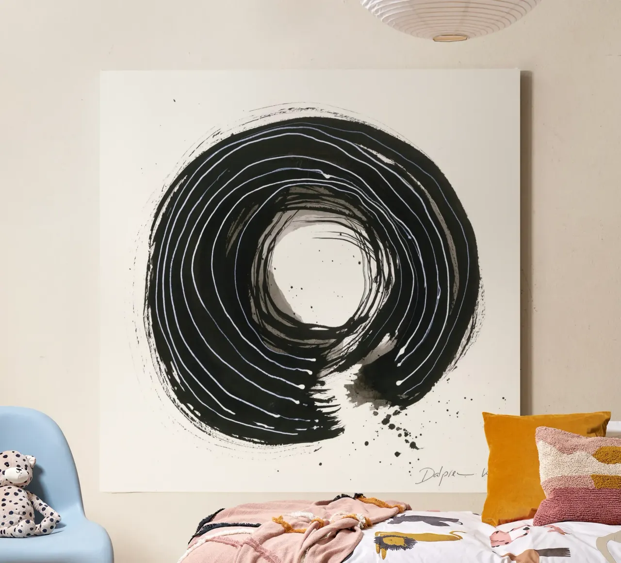 Dalprem Kaur Art - Go beyond limitations canvas with Floater frame by The Artcircle