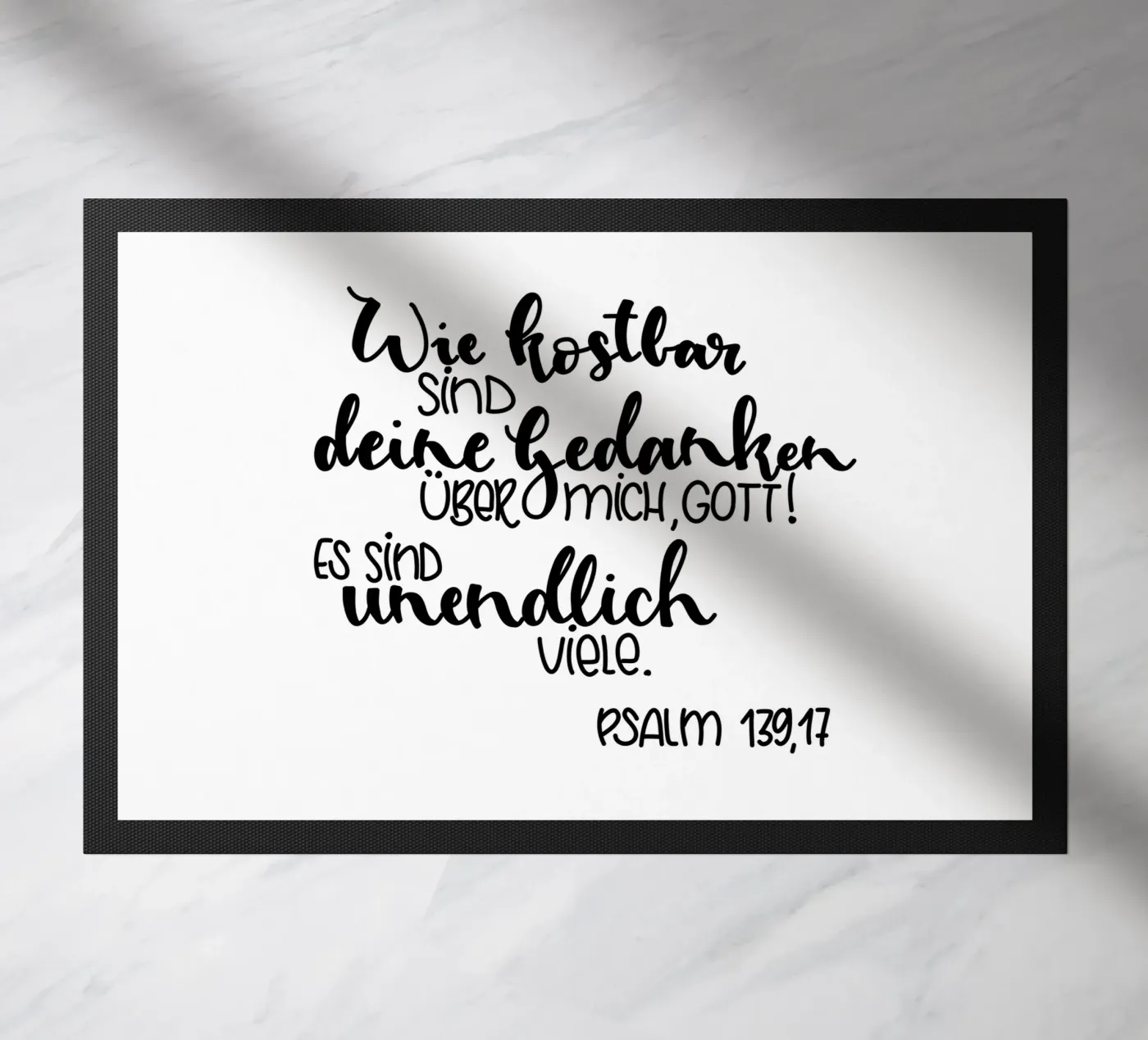 Kostbar doormat by Letters of Love