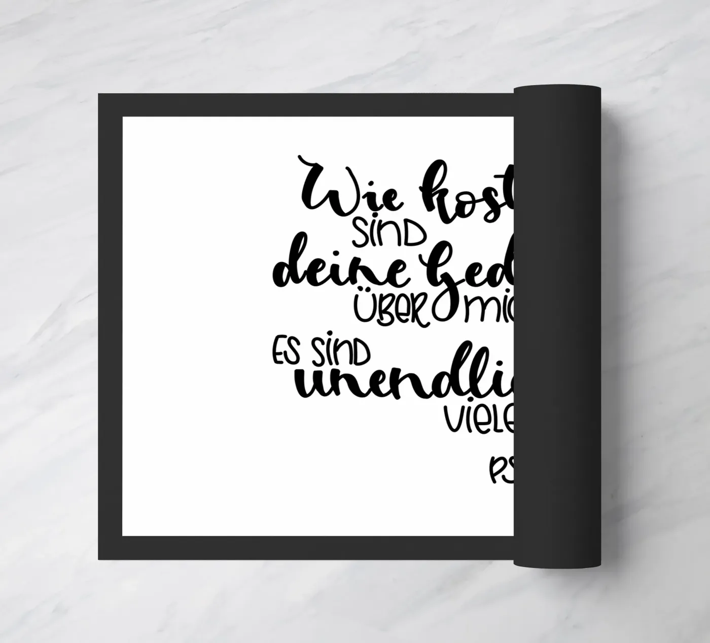 Kostbar doormat by Letters of Love