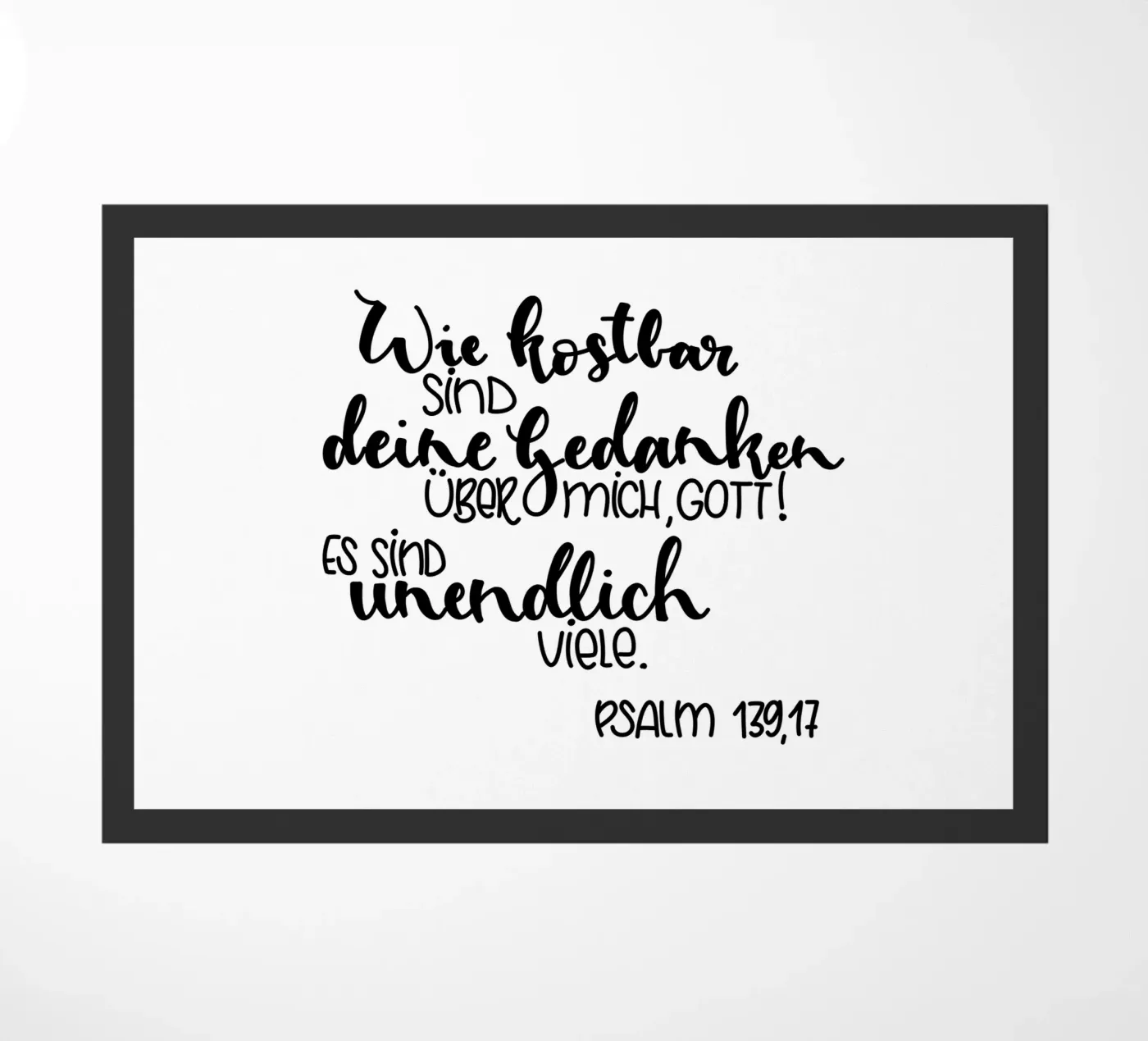 Kostbar doormat by Letters of Love