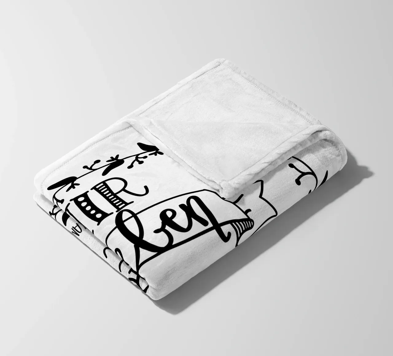 wir lieben uns... coperta in pile da Letters of Love