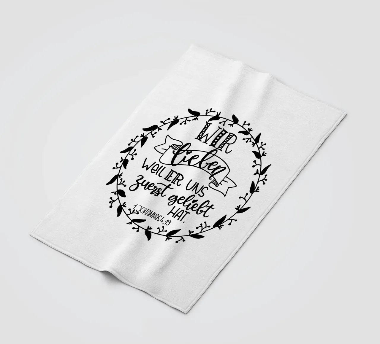 wir lieben uns... coperta in pile da Letters of Love