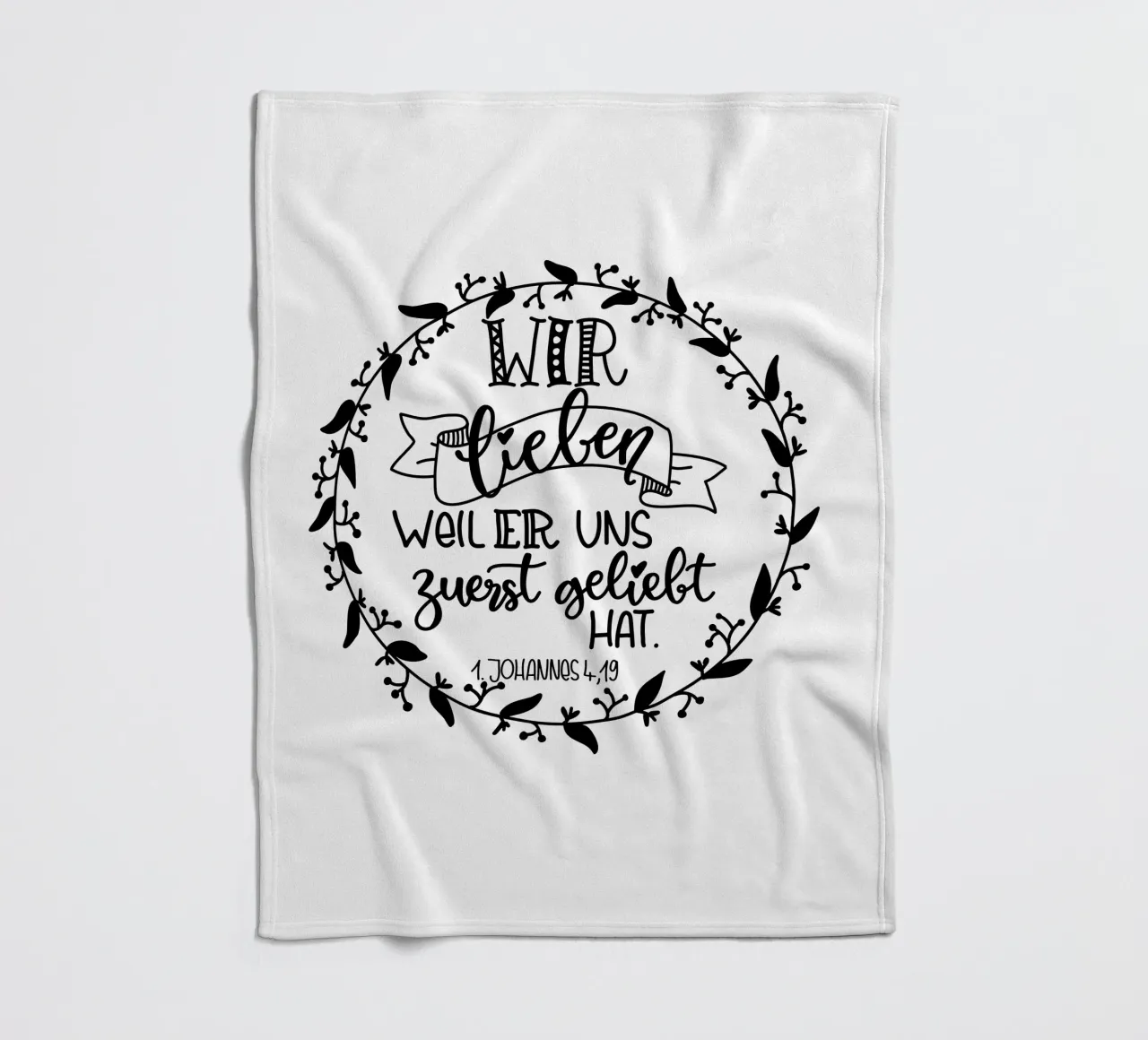 wir lieben uns... coperta in pile da Letters of Love