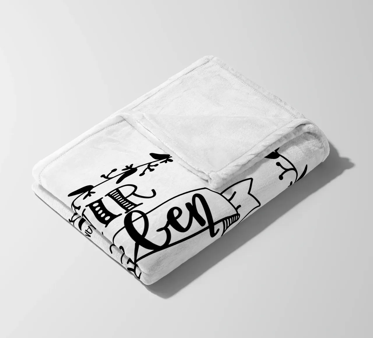 wir lieben uns... coperta in pile da Letters of Love