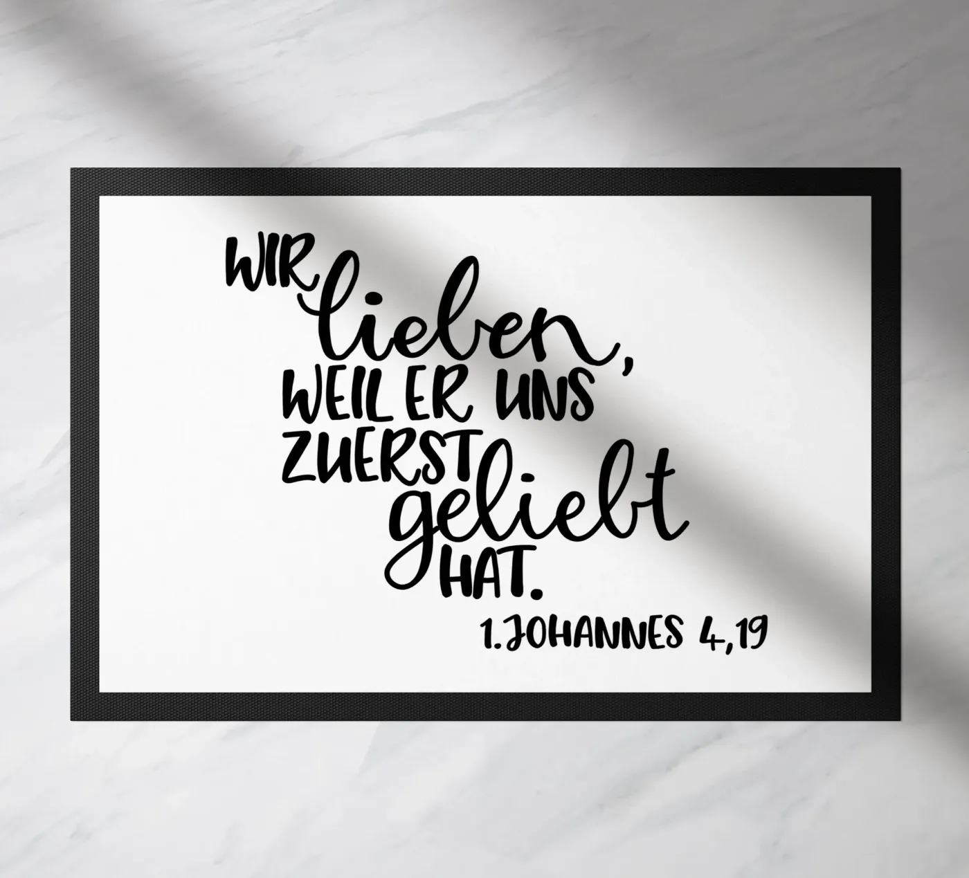 Liebe doormat by Letters of Love