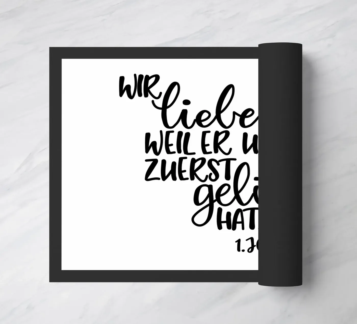 Liebe doormat by Letters of Love