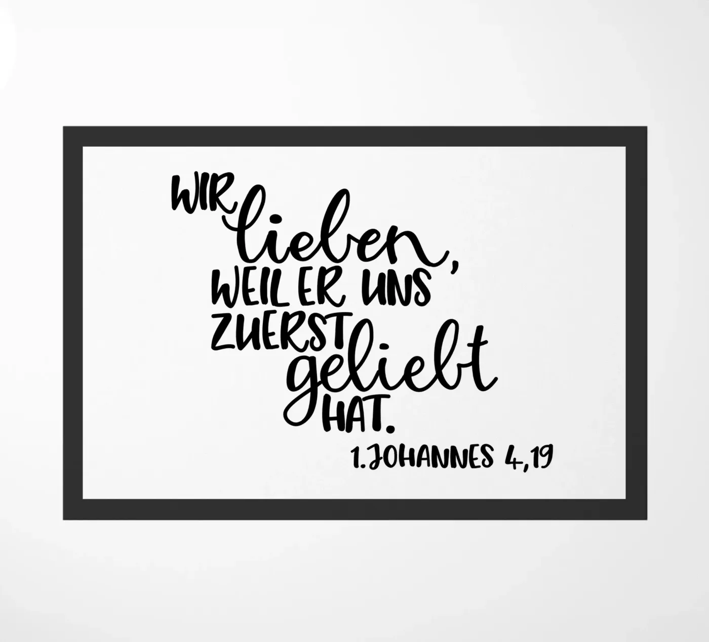 Liebe doormat by Letters of Love