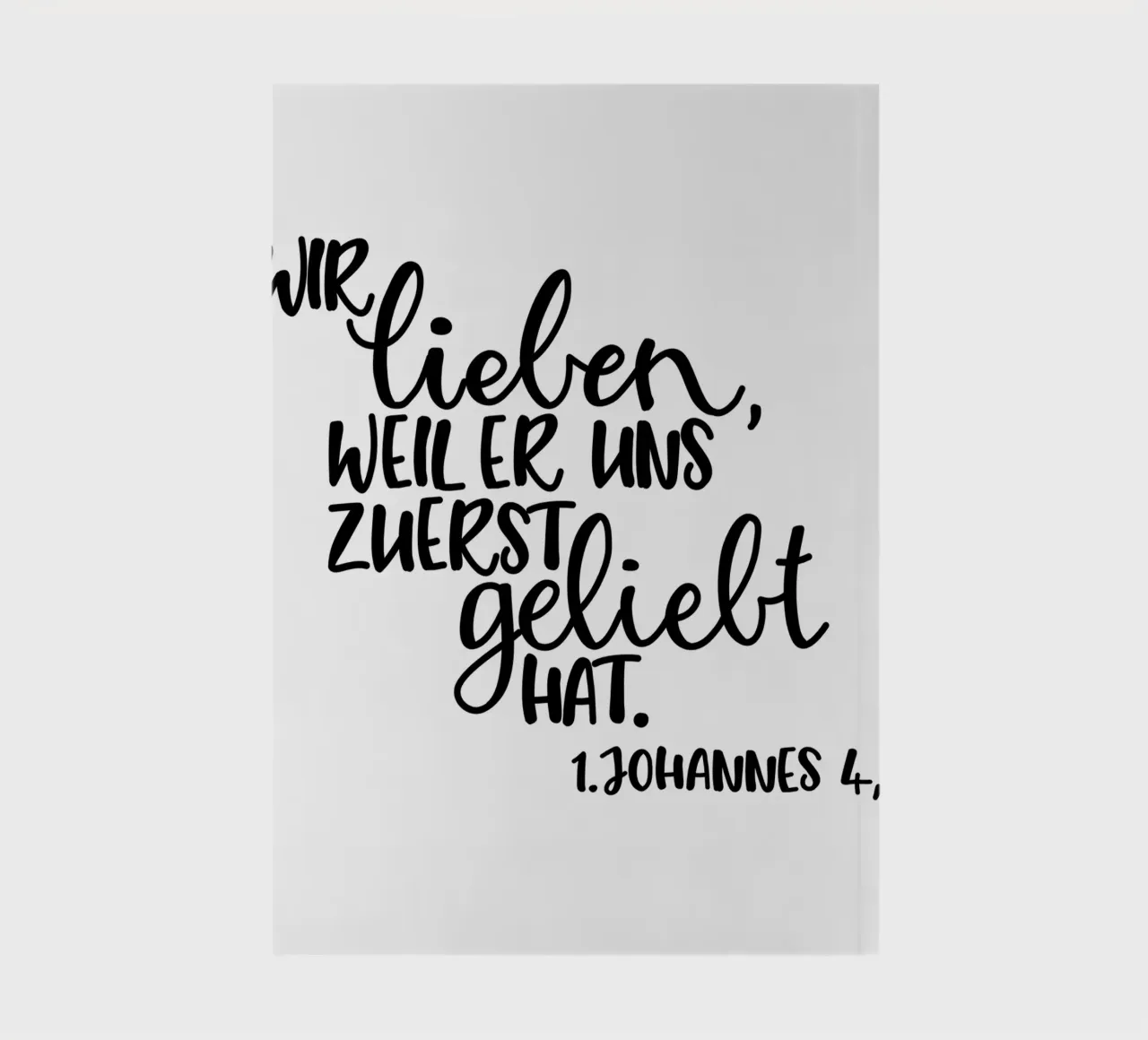 Liebe notebook by Letters of Love