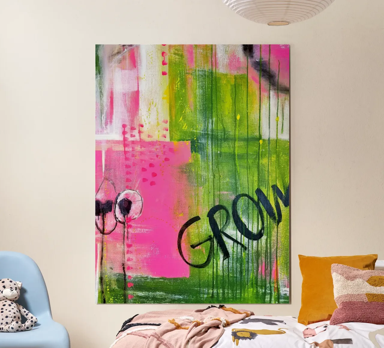 Grow in your mind poster con telaio in plastica da MissVeroonica