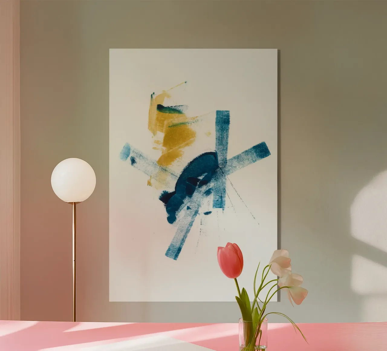 Dalprem Kaur Art - Ora è un momento eterno plexiglass da The Artcircle