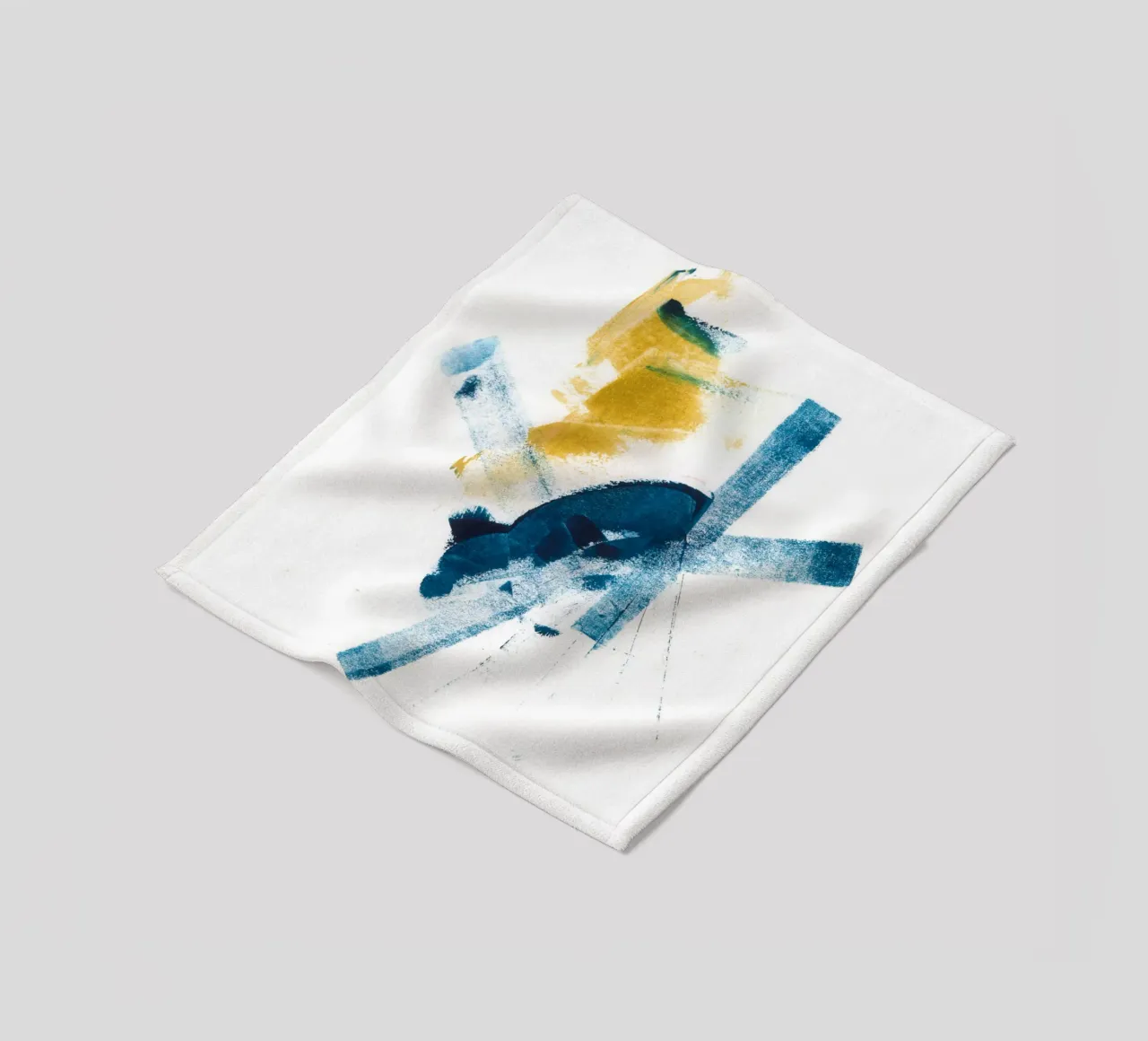 Dalprem Kaur Art - Ora è un momento eterno coperta in pile da The Artcircle