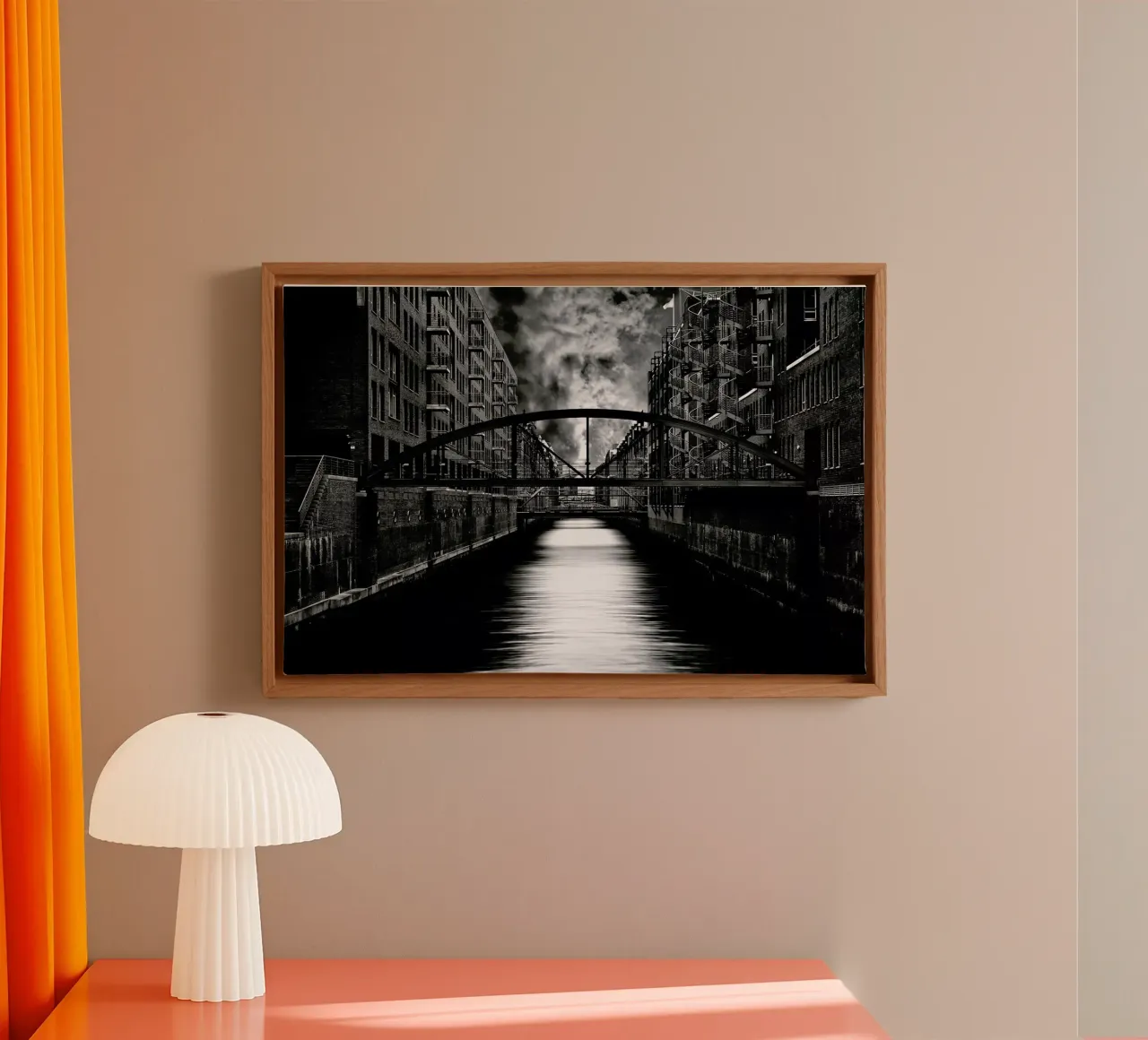The other side of Hamburg - Stefan Eisele tela con Cornice a cassetta da Pictufy