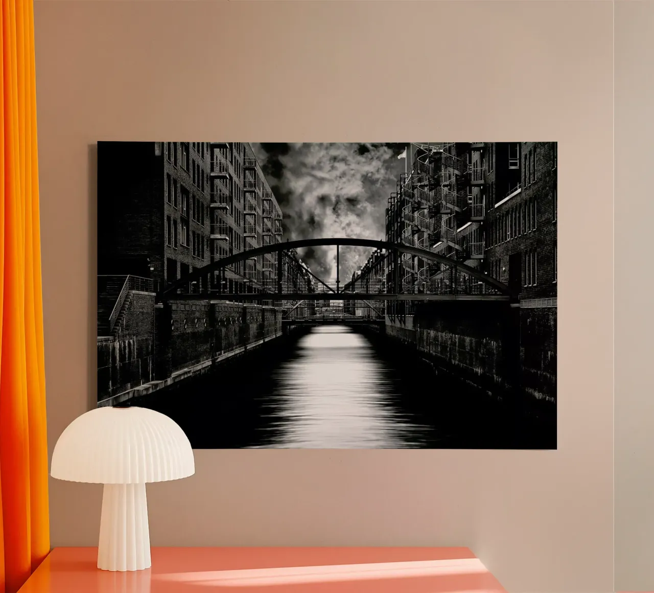 The other side of Hamburg - Stefan Eisele tela con Cornice a cassetta da Pictufy