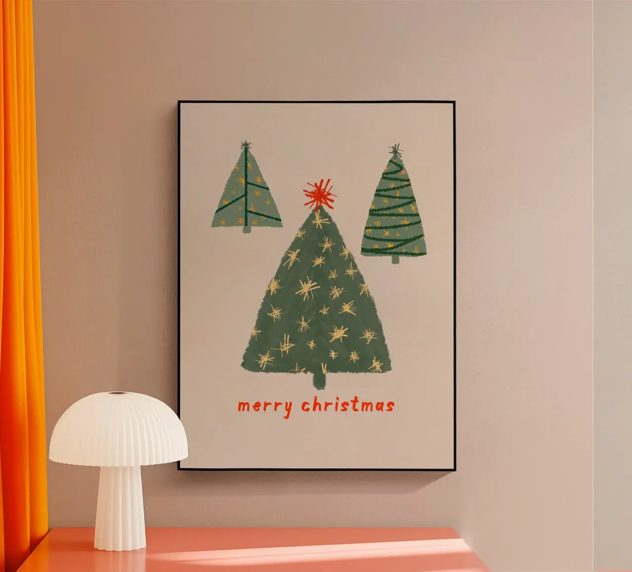 Buon Natale - Semplice albero nordico plexiglass da sabidussi