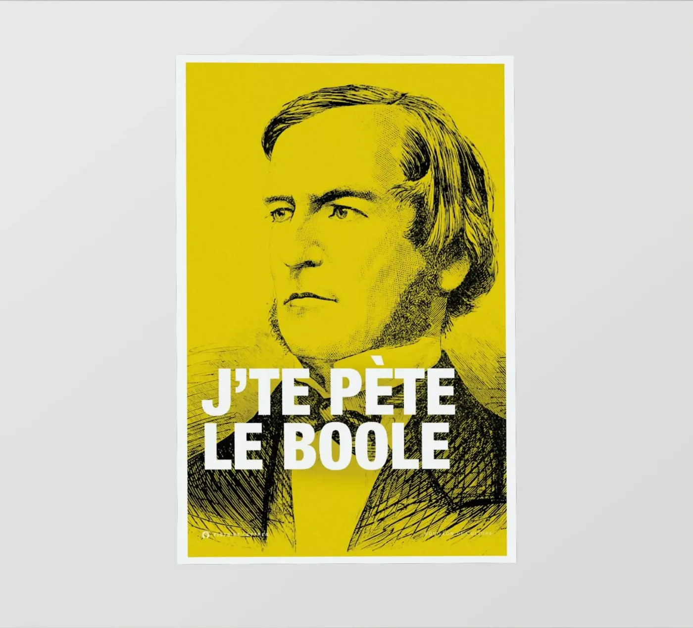 Boole pellicola backlit da Fists Et Lettres
