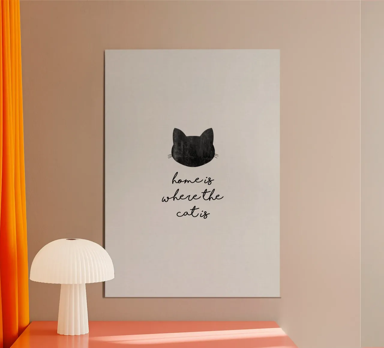Home Is Where The Cat Is hahnemühle by Orara Studio