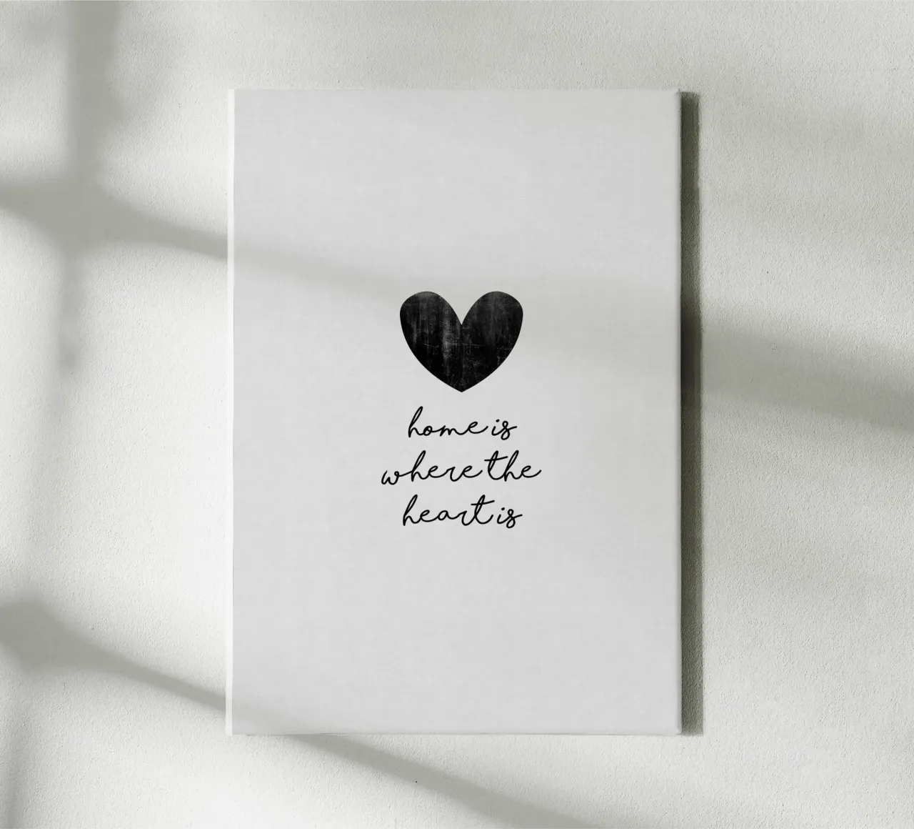 Home Is Where The Heart Is canvas by Orara Studio