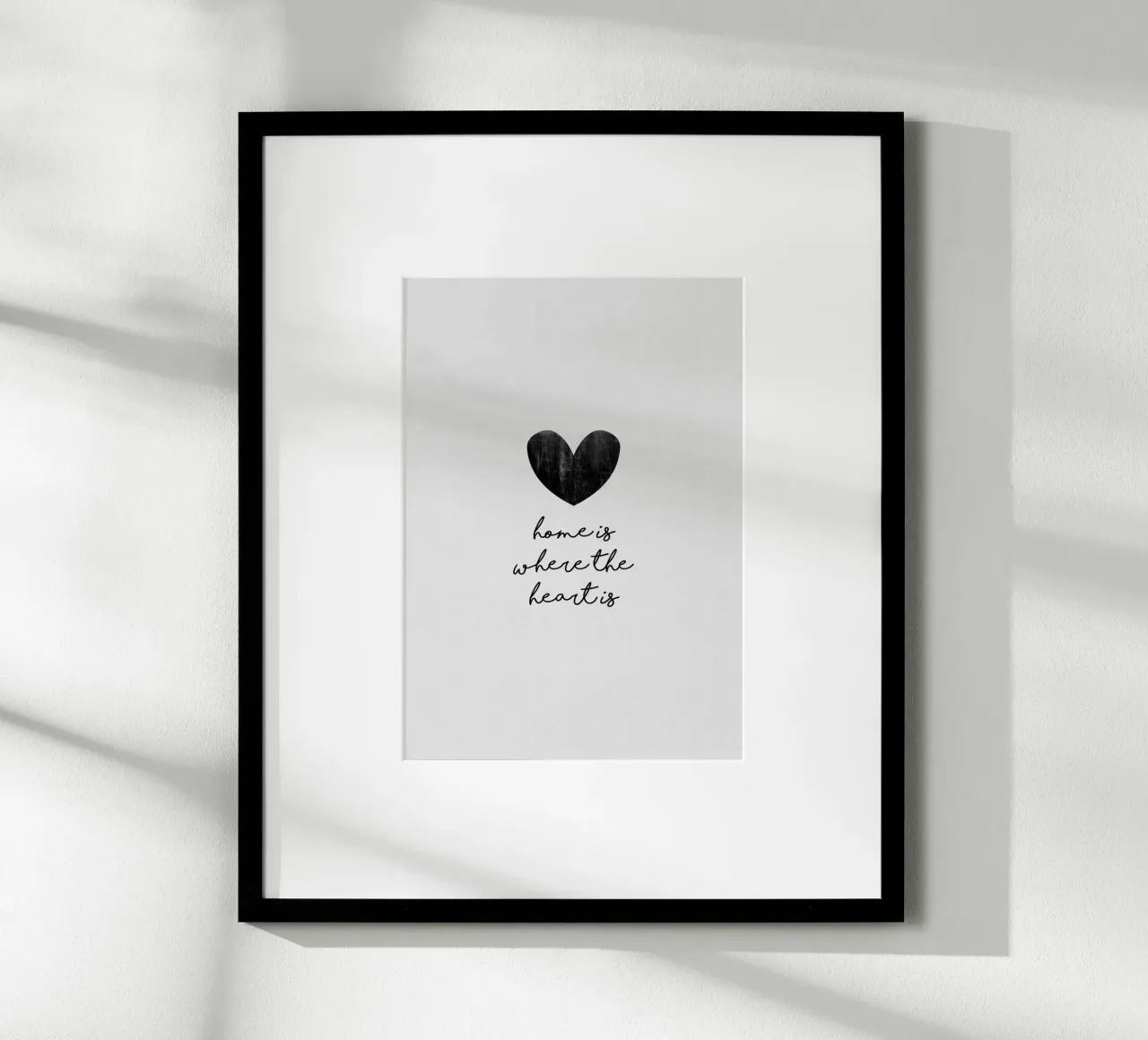 Home Is Where The Heart Is hahnemühle by Orara Studio