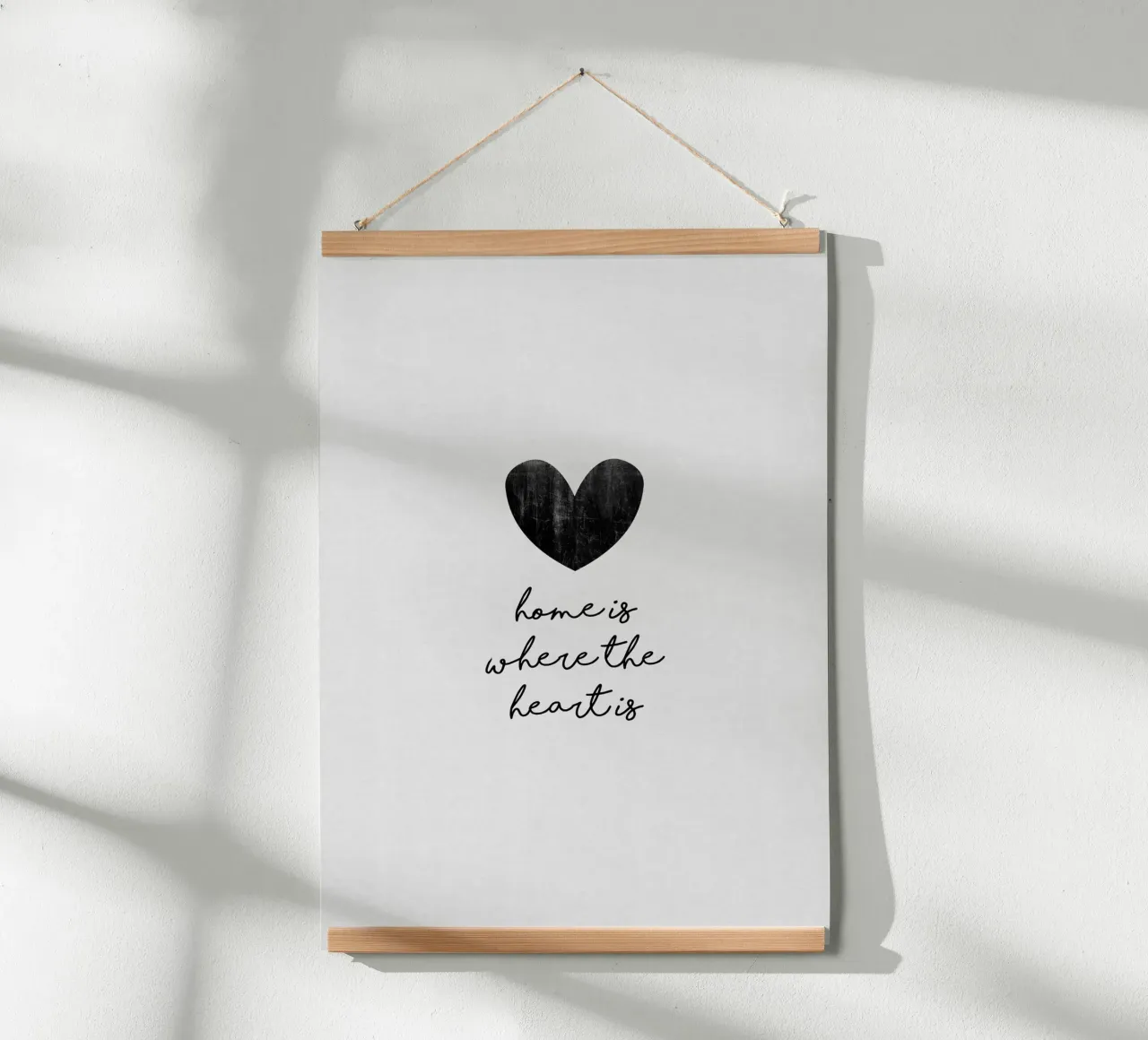 Home Is Where The Heart Is hahnemühle by Orara Studio