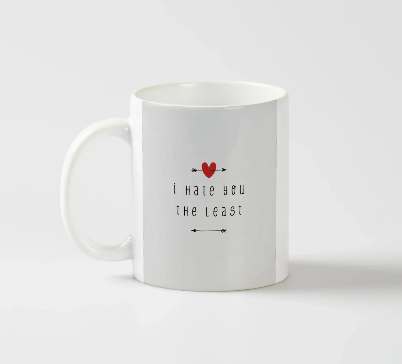 Ti odio di meno tazza in ceramica da Orara Studio