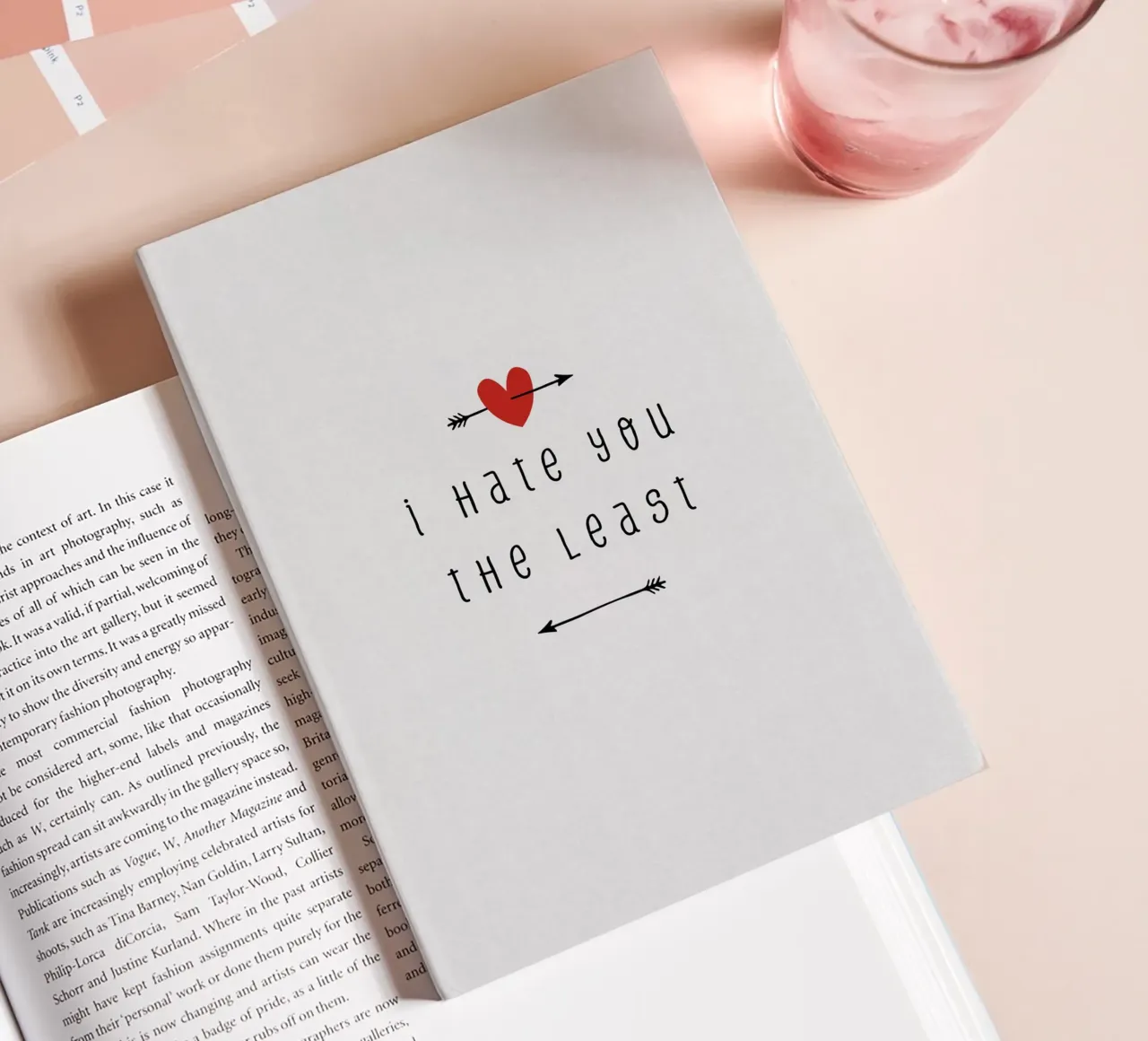 I Hate You The Least notebook by Orara Studio