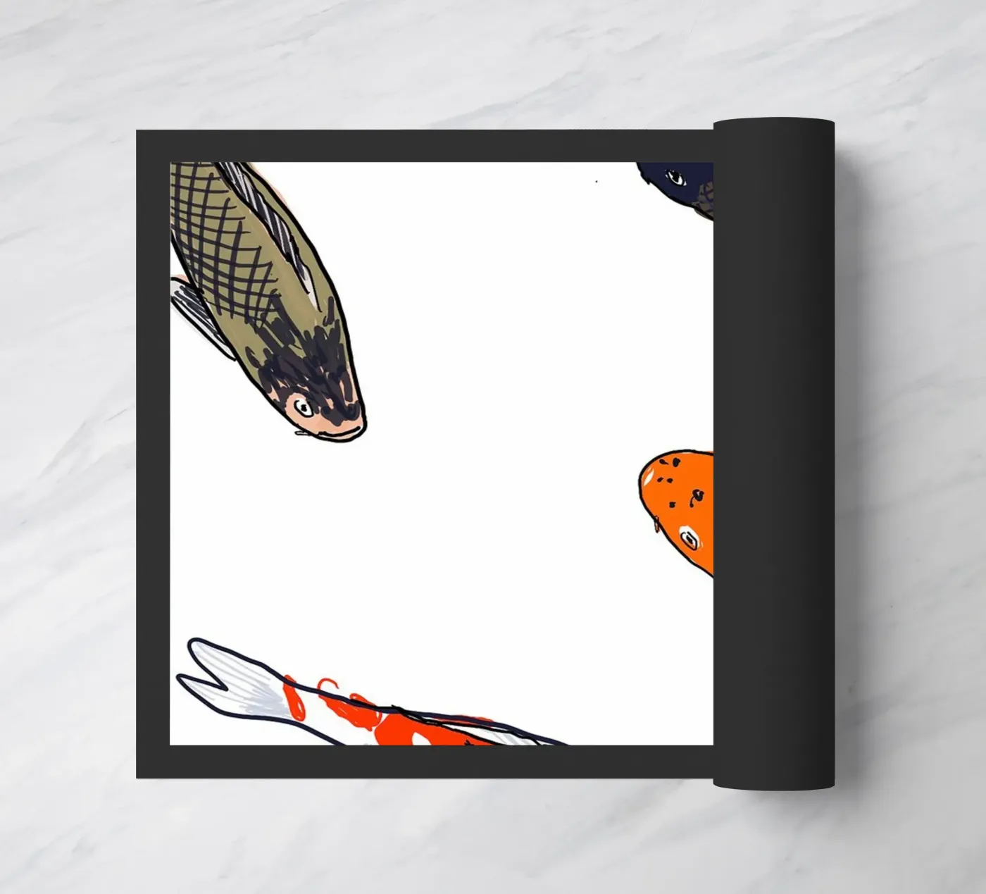 Koi deurmat van Asobōze