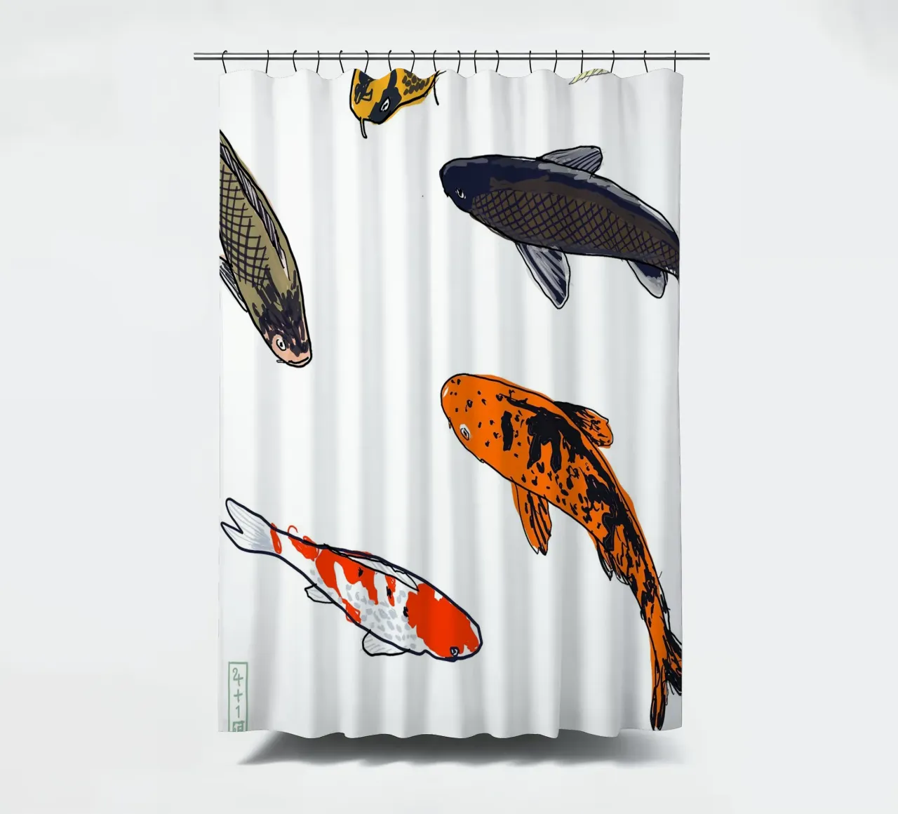 Koi Duschvorhang von Asobōze