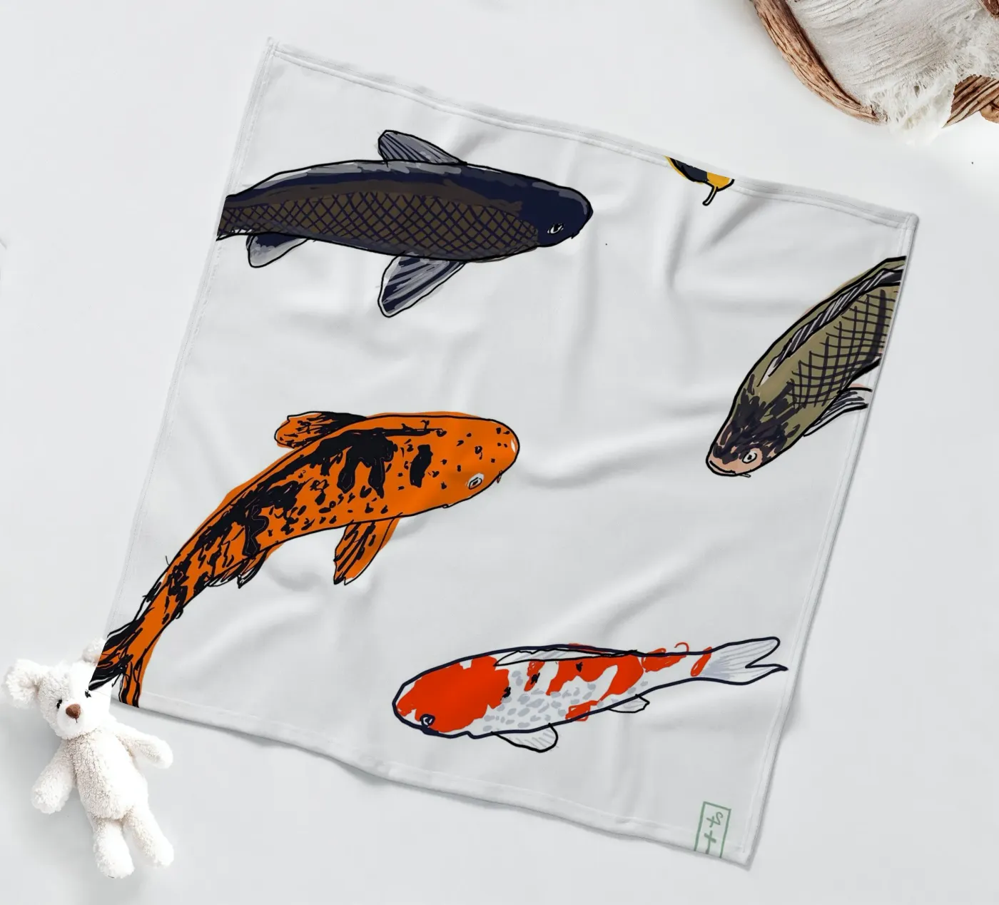 Koi Fleecedecke von Asobōze