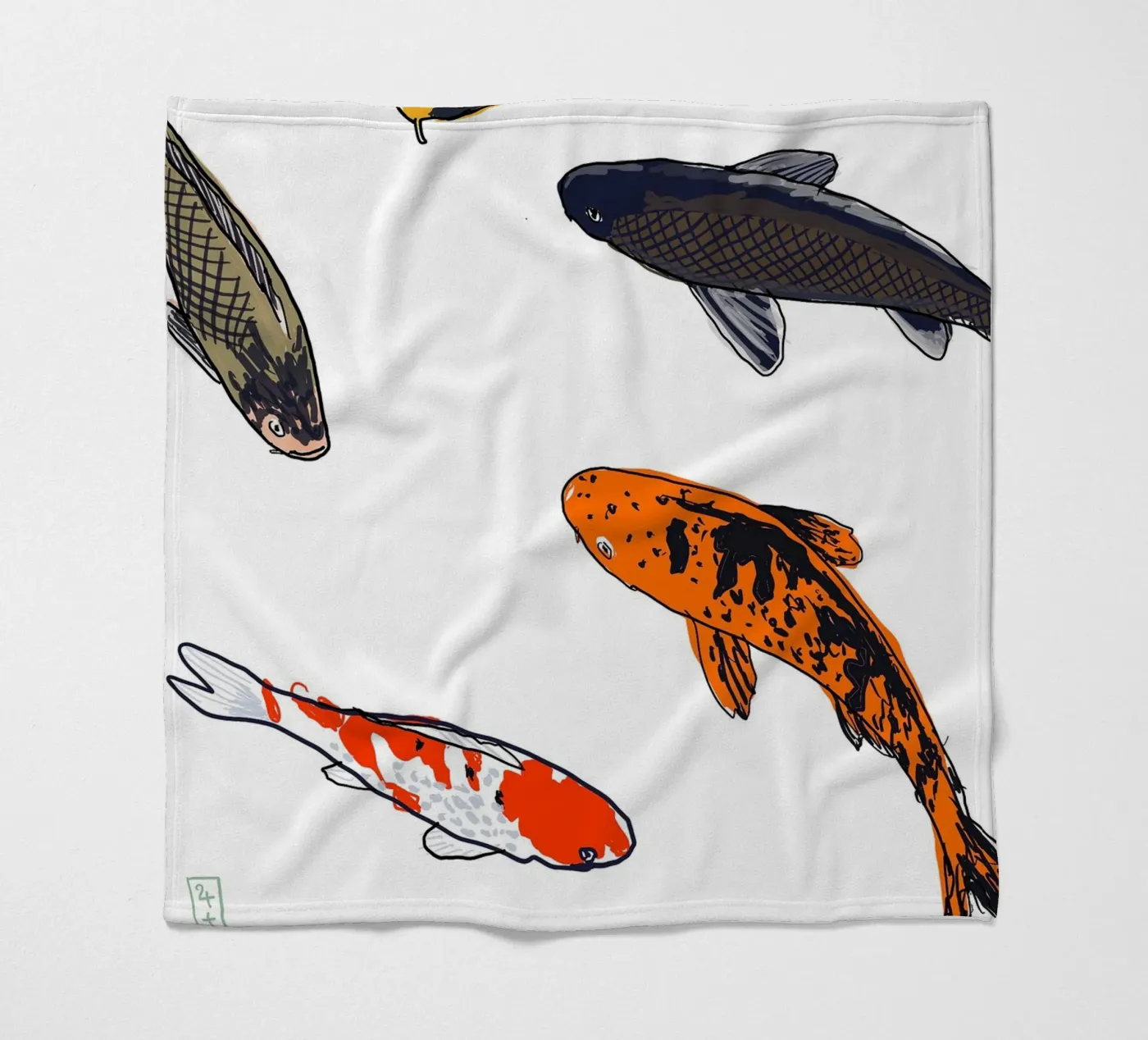Koi Fleecedecke von Asobōze