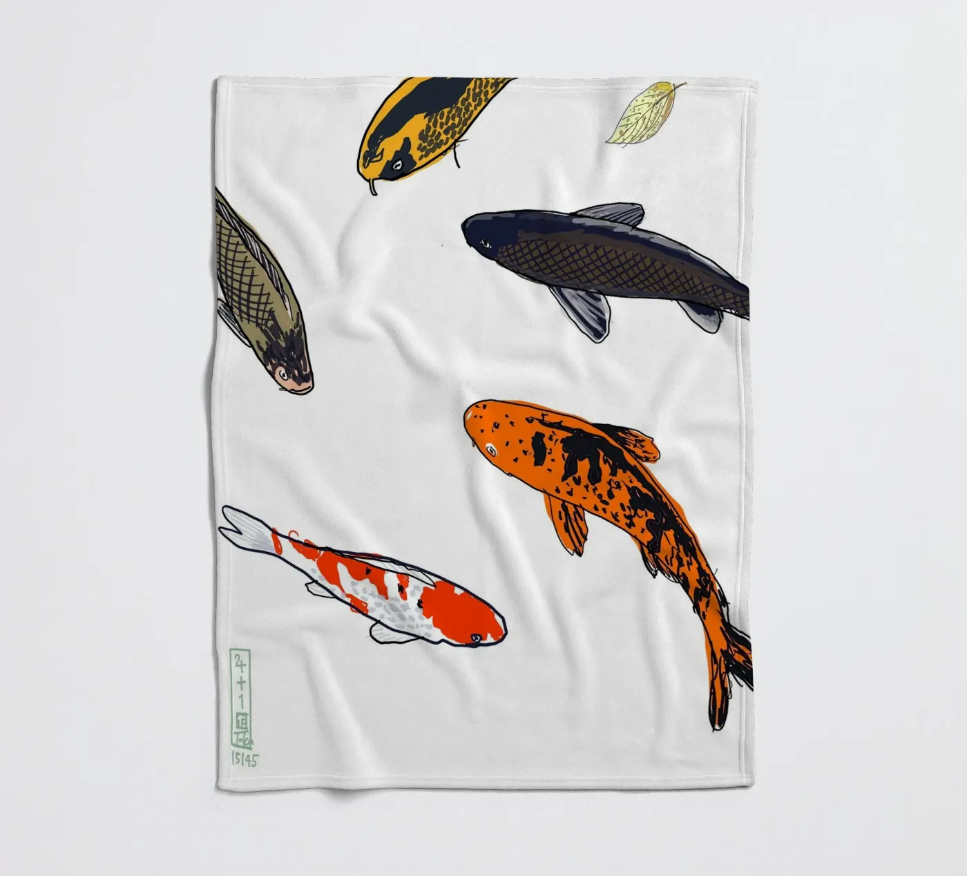 Koi Fleecedecke von Asobōze