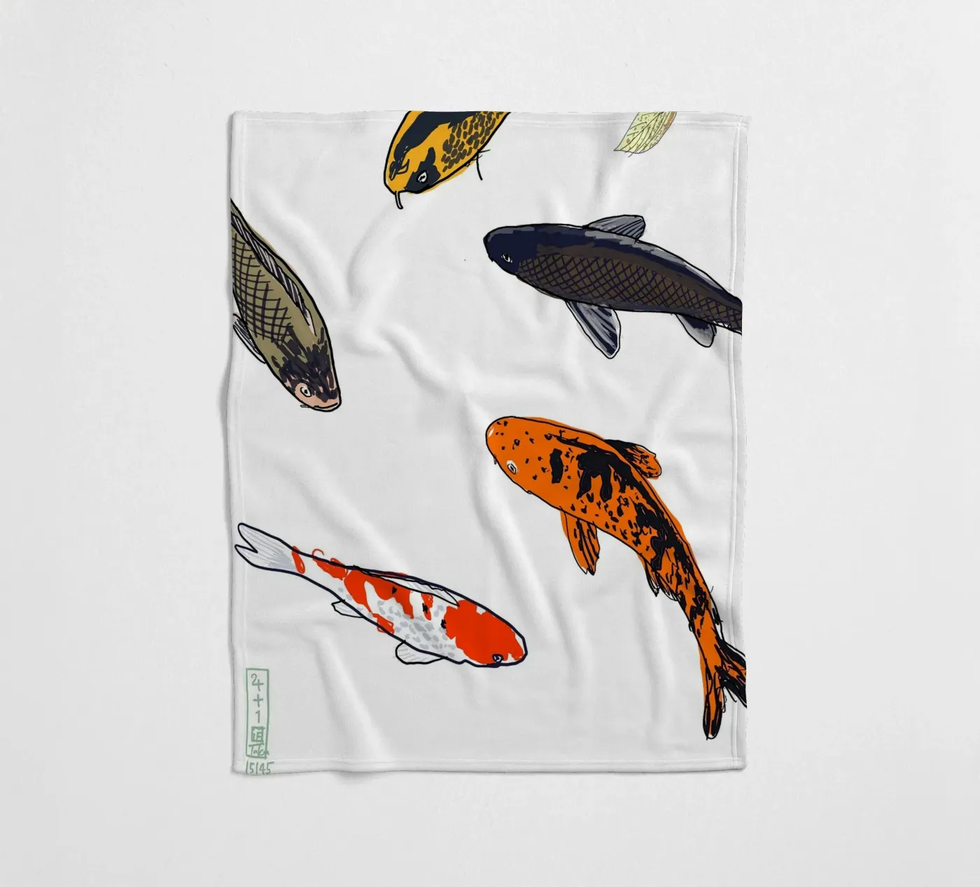 Koi Fleecedecke von Asobōze