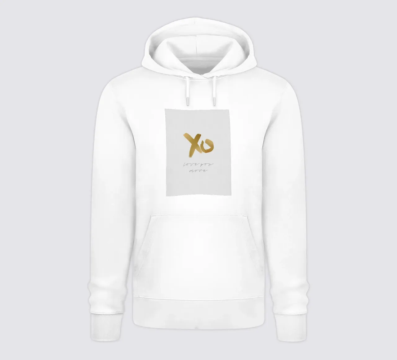 Quiérete más sudadera con capucha de Orara Studio