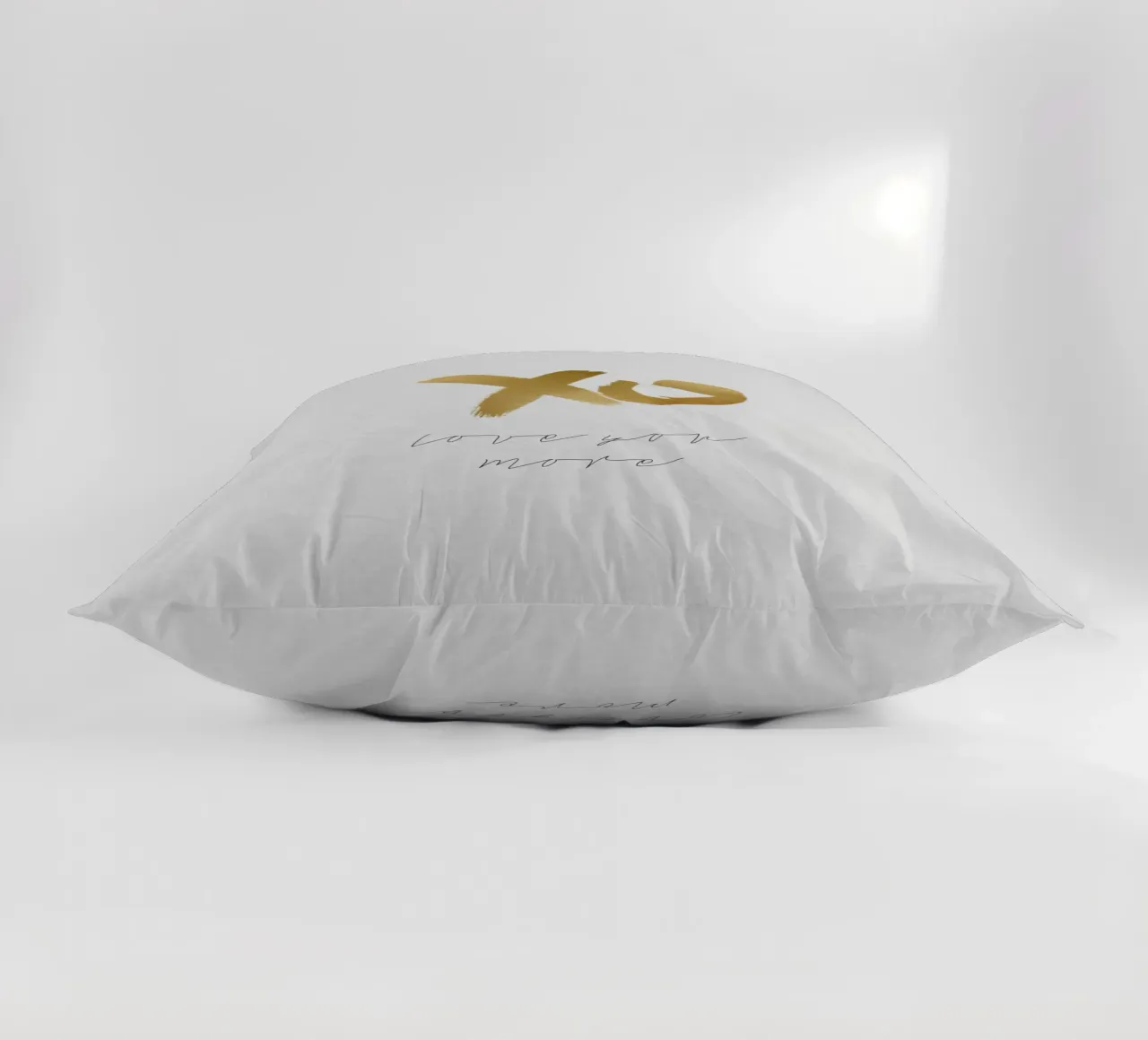 Love You More decorative cushion by Orara Studio