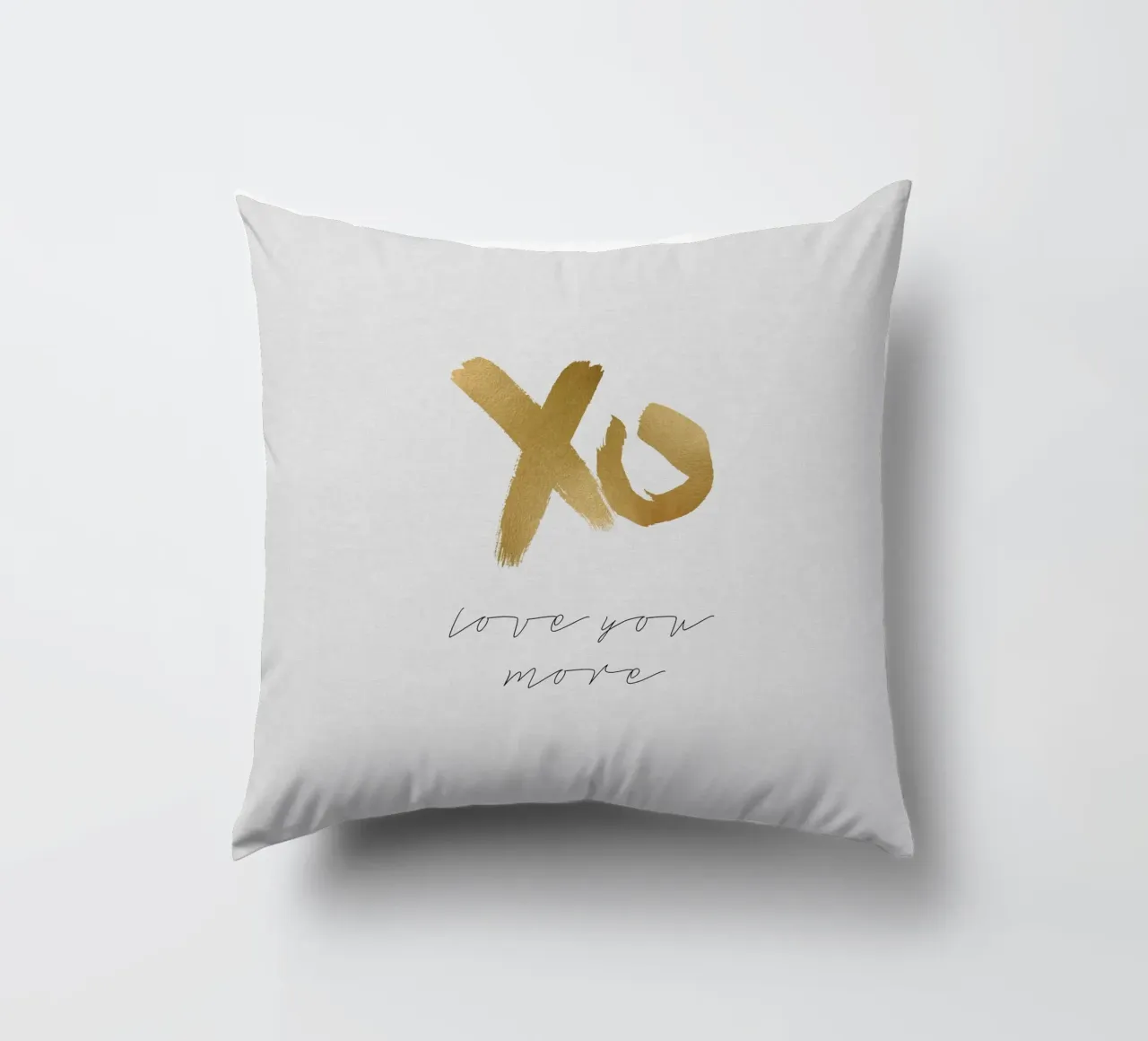 Love You More decorative cushion by Orara Studio