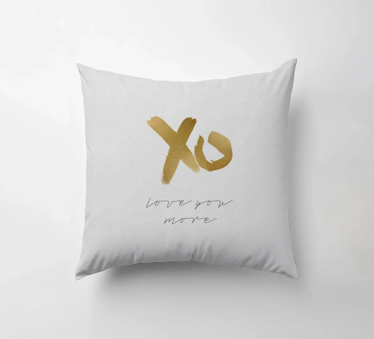 Love You More decorative cushion by Orara Studio