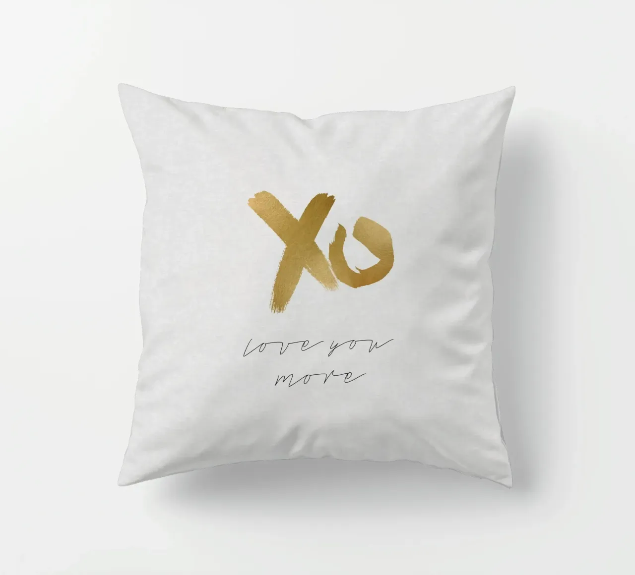 Love You More decorative cushion by Orara Studio