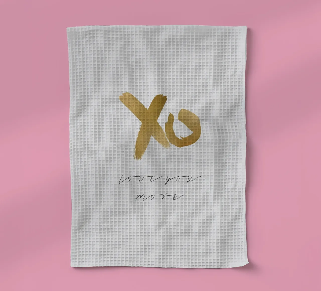 Je t'aime encore plus torchon de Orara Studio