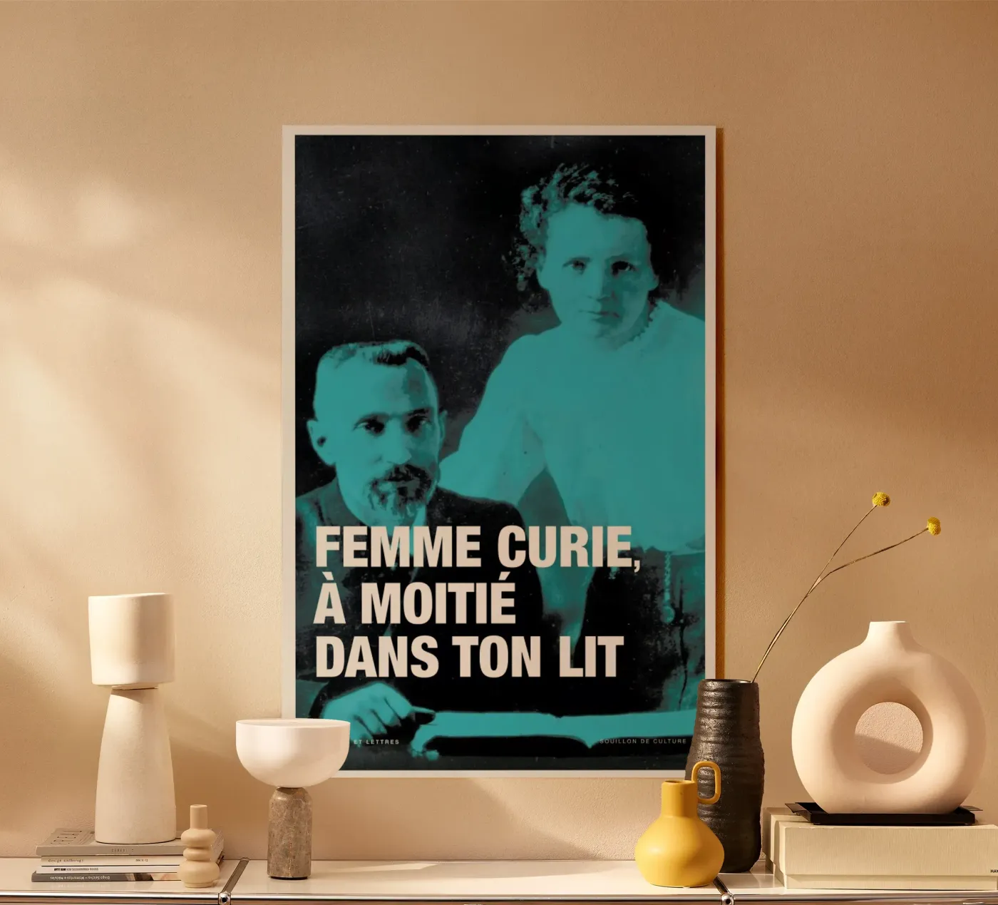 Curie acryl van Fists Et Lettres
