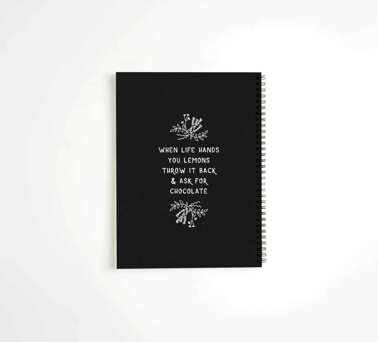 Quand la vie vous donne des citrons carnet à spirale de Orara Studio