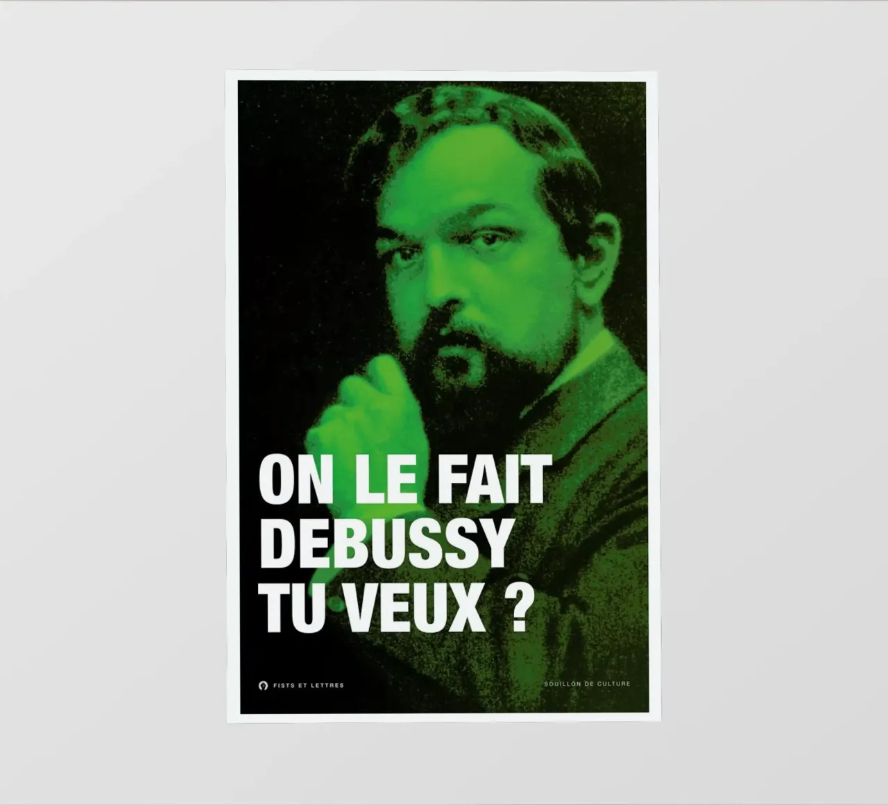 Debussy telo in pvc da Fists Et Lettres