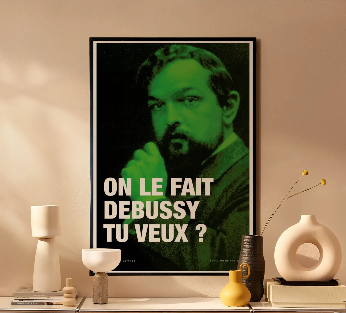Debussy poster da Fists Et Lettres