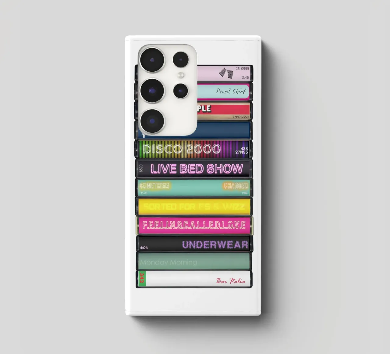 Pulp - Different Class - Cassette Print cover samsung da MrMustardPrints