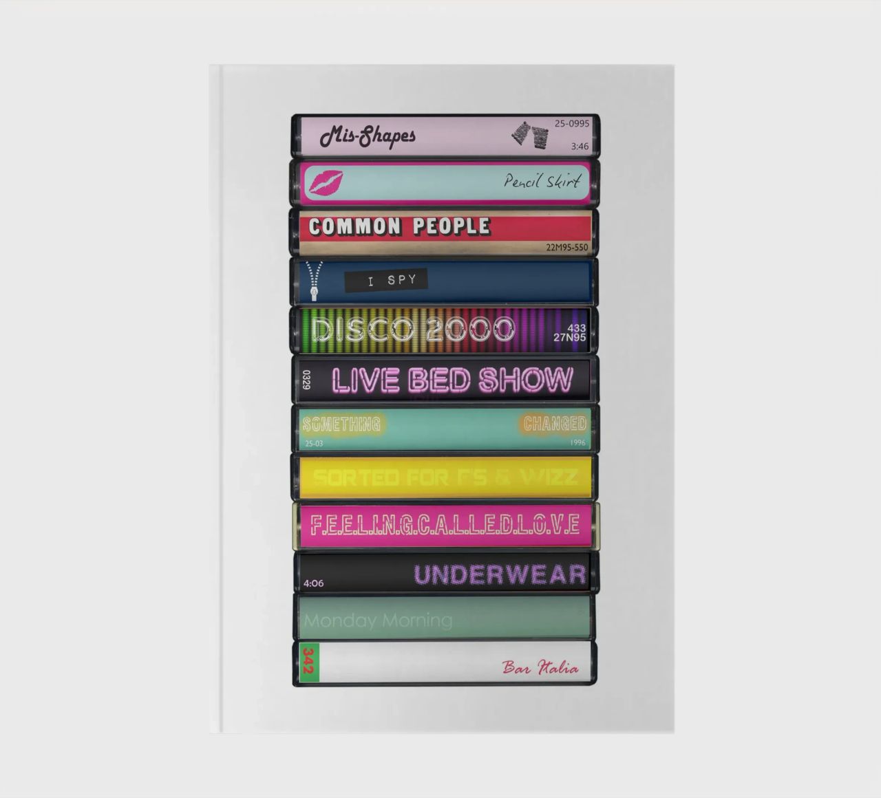 Pulp - Different Class - Cassette Print notebook by MrMustardPrints