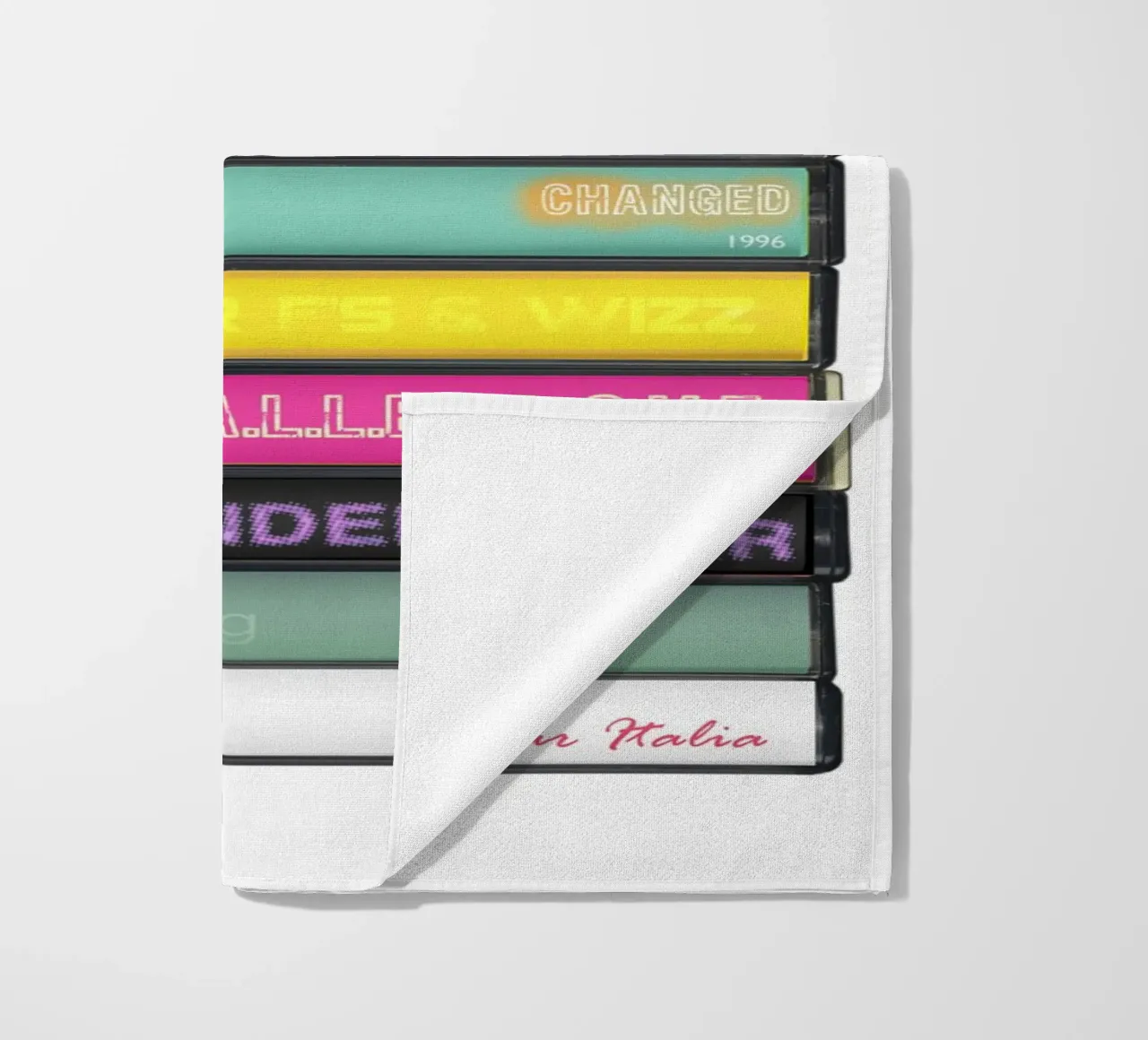 Pulp - Different Class - Cassette Print telo mare da MrMustardPrints