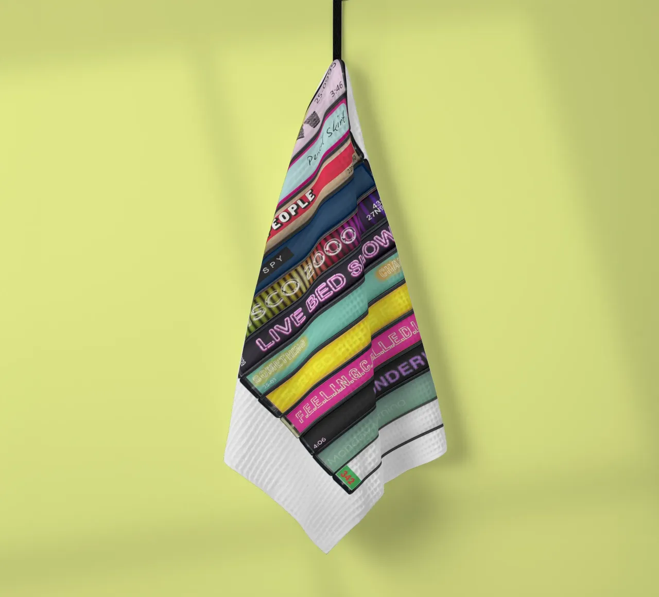 Pulp - Different Class - Cassette Print torchon de MrMustardPrints