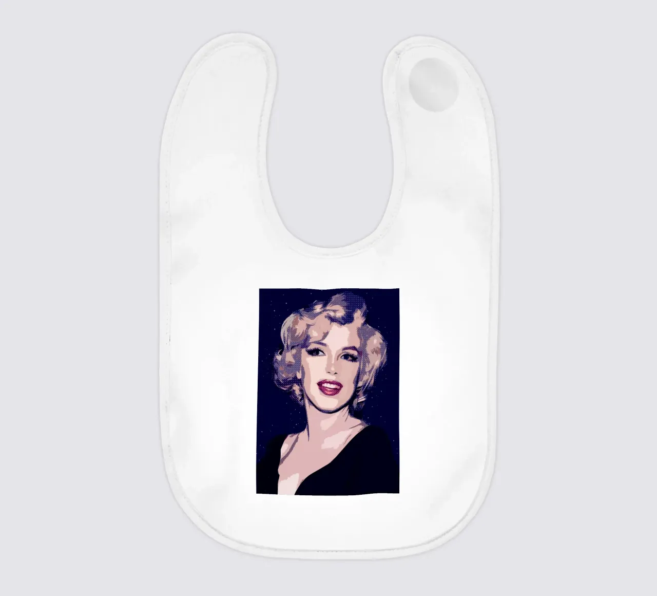 Arte a punti di Marilyn Monroe bavaglino da neonartroom